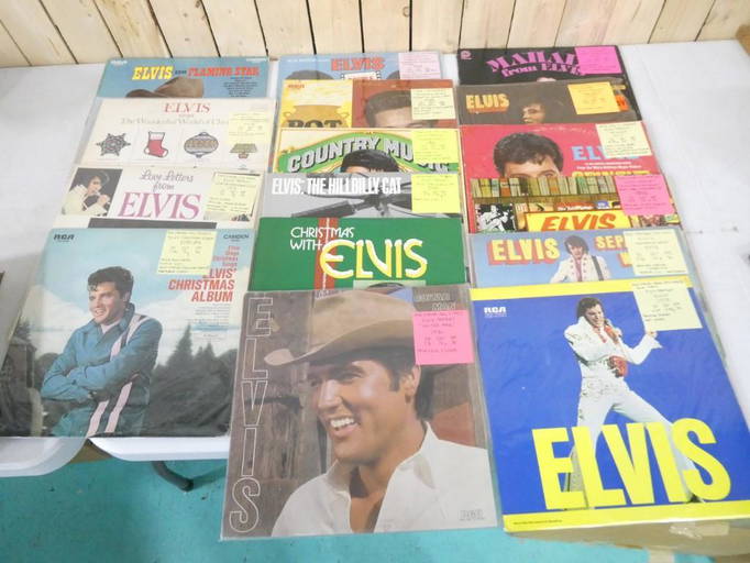 Lot Of Elvis Presley Vinyl Records