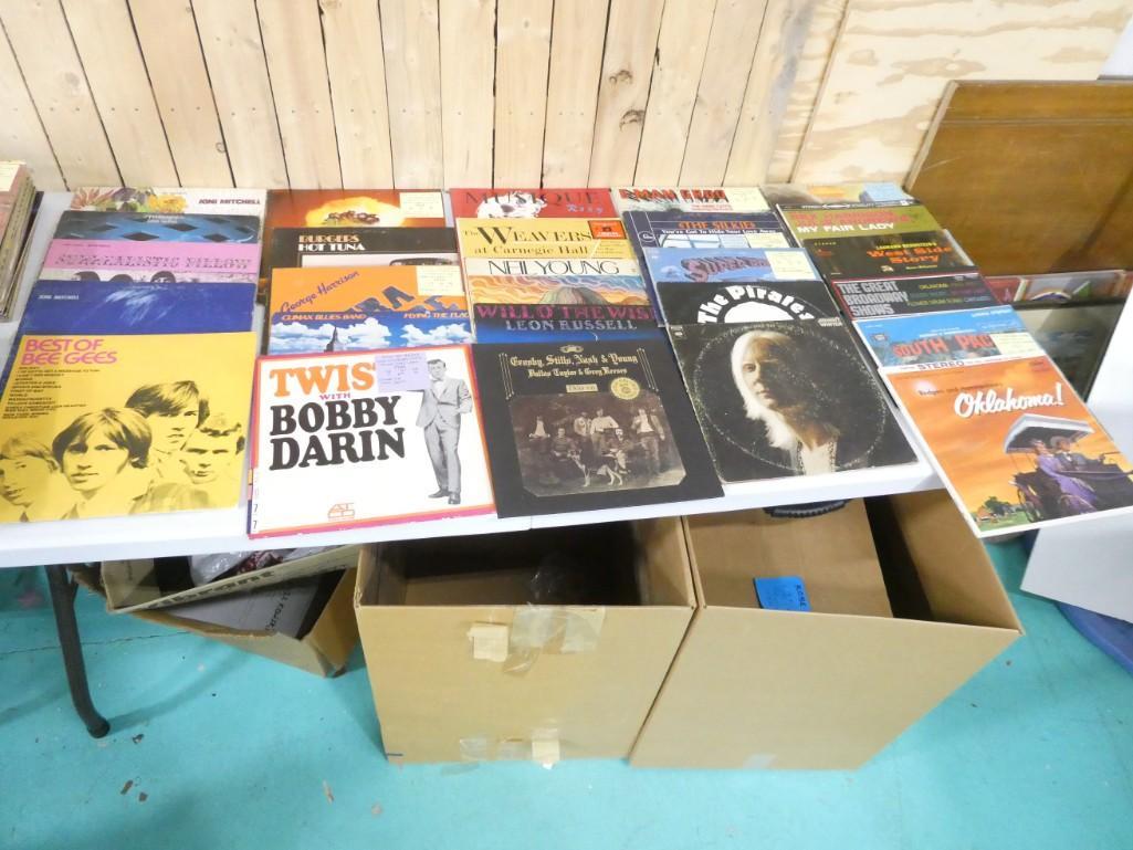 Lot of Vinyl Records incl The Who, Jefferson Airplane, Hot Tuna, George Harrison, Climax Blues Band, (1 of 9)