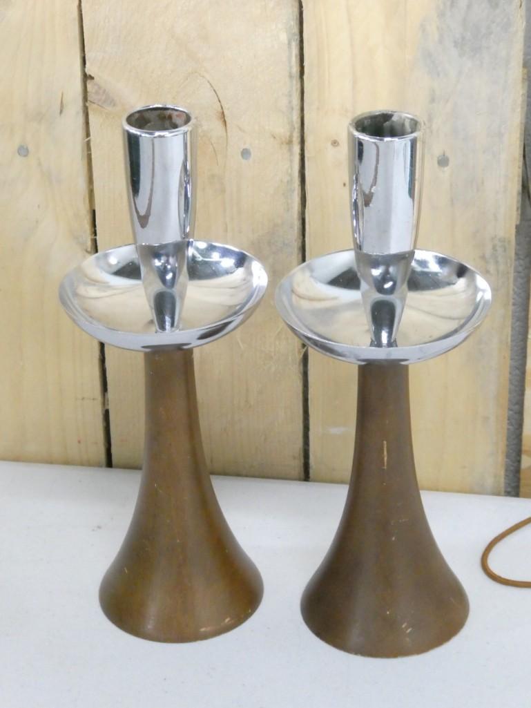 Pair of Danish Modern Candlestick Holders (1 of 2)