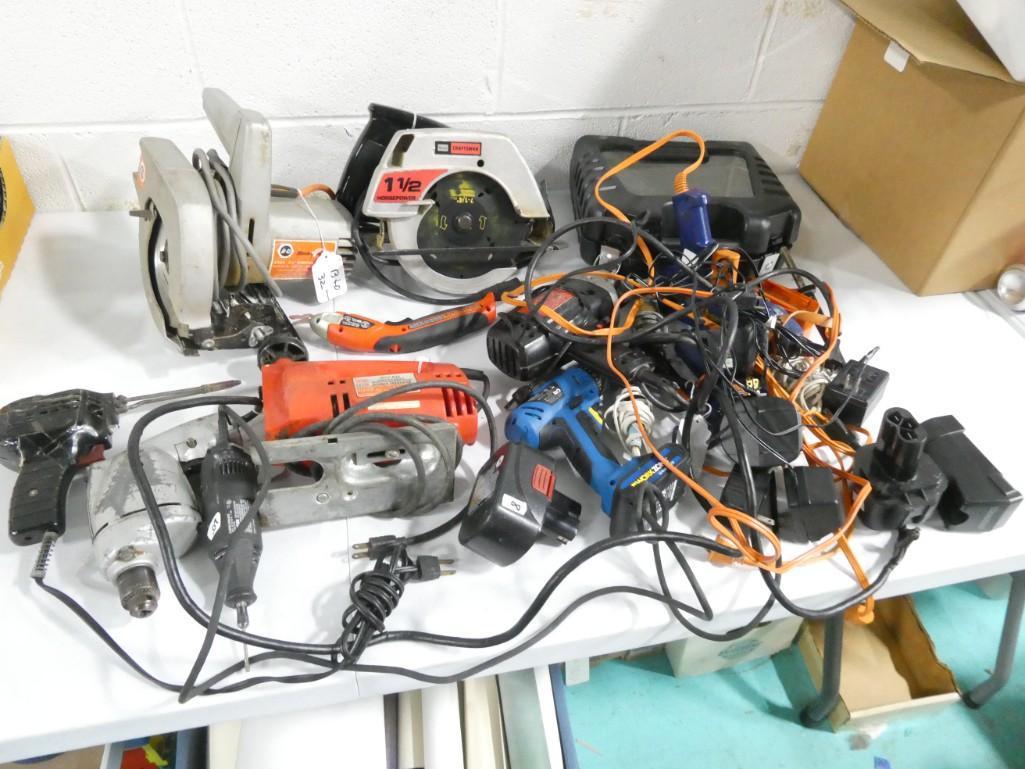 Large Power Tool Lot incl Circular Saws, Craftsman, Saber Saws, Glue Guns, Soldering Irons, (1 of 10)