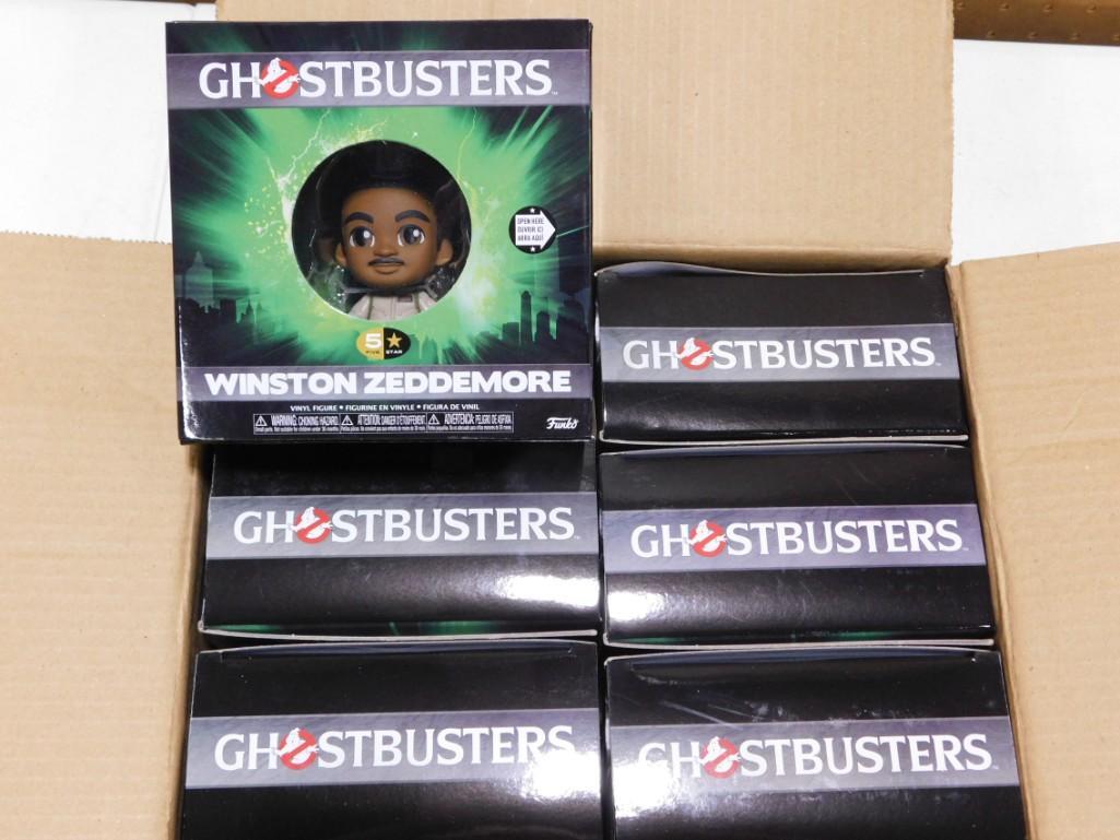 6 Ghostbusters Funko 5 Star Action Figures New in Box incl Winston Zeddemore (1 of 5)