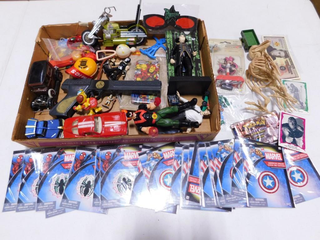 Lot of Small Toys incl Action Figures, Toy Cars, Toy Motorcycle, Vintage, etc (1 of 11)