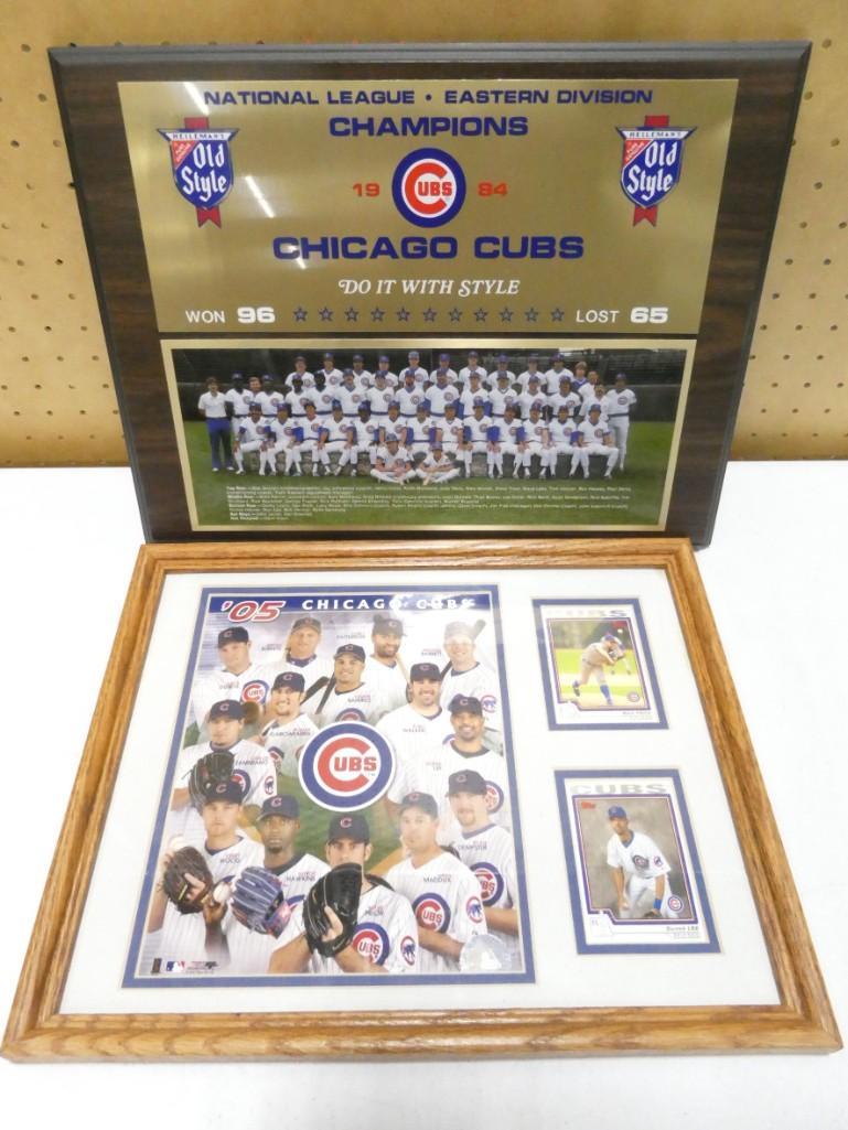 2 Chicago Cubs Plaques incl 1984 and 2005 (1 of 3)