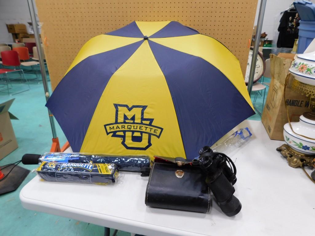 Binoculars and Umbrellas incl Marquette University: Binoculars and Umbrellas incl Marquette University