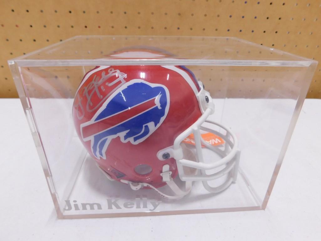 Jim Kelly Autographed Mini Helmet NO COA (1 of 3)