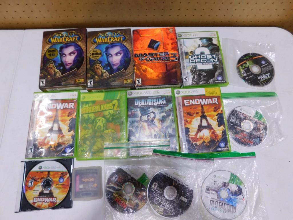 Video Games incl World of Warcraft, Master of Orion 3, XBox and Xbox 360 Games, etc: Video Games incl World of Warcraft, Master of Orion 3, XBox and Xbox 360 Games, etc