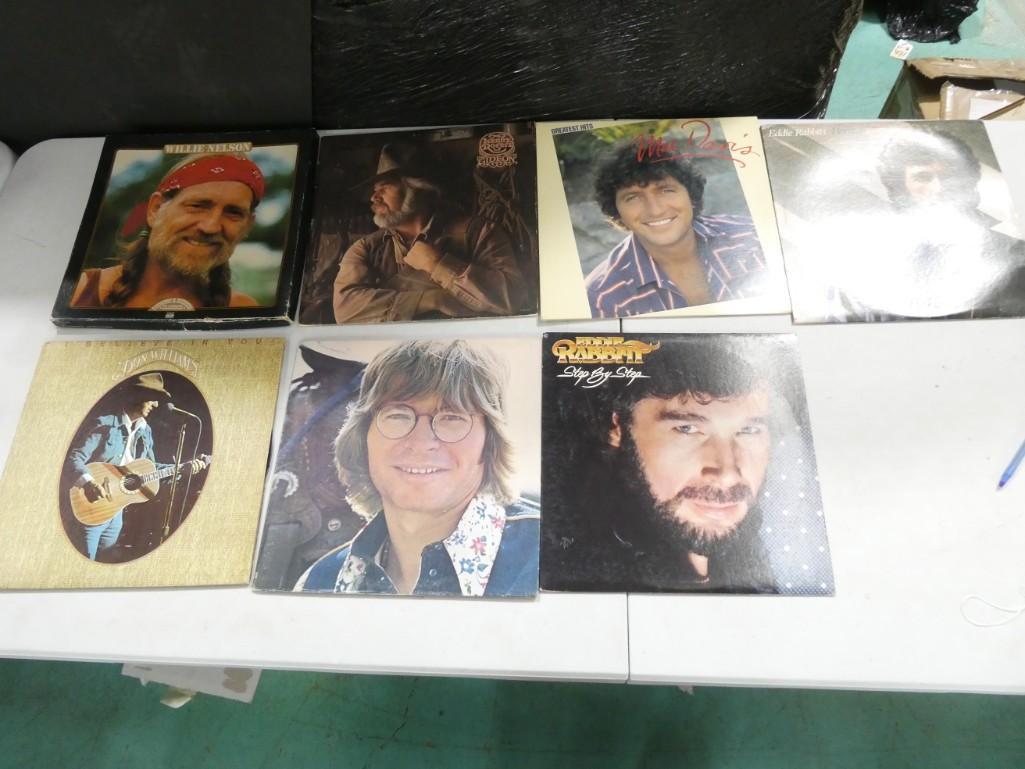 Vinyl Records incl Willie Nelson Box Set, Kenny Rogers, Mac Davis, Eddie Rabbitt, Don Williams, (1 of 6)