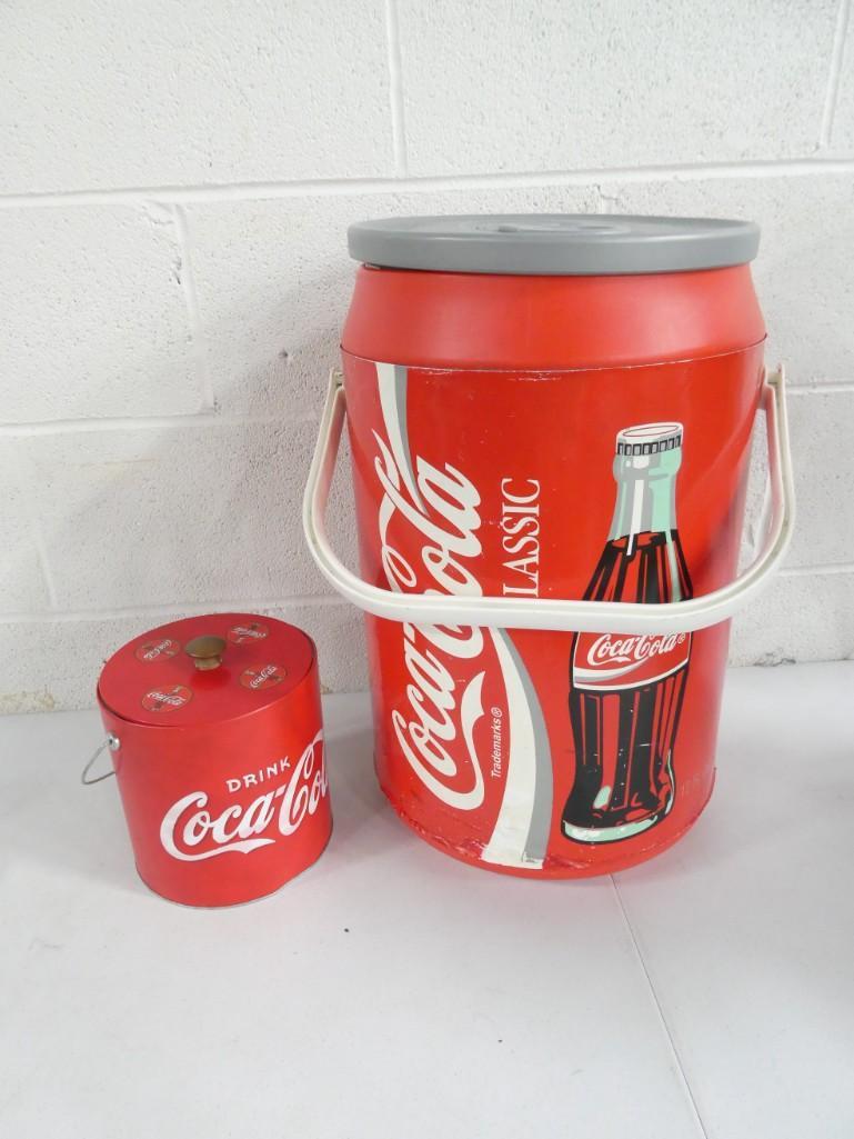 Coca Cola Cooler with a Coca Cola Ice Bucket (1 of 7)
