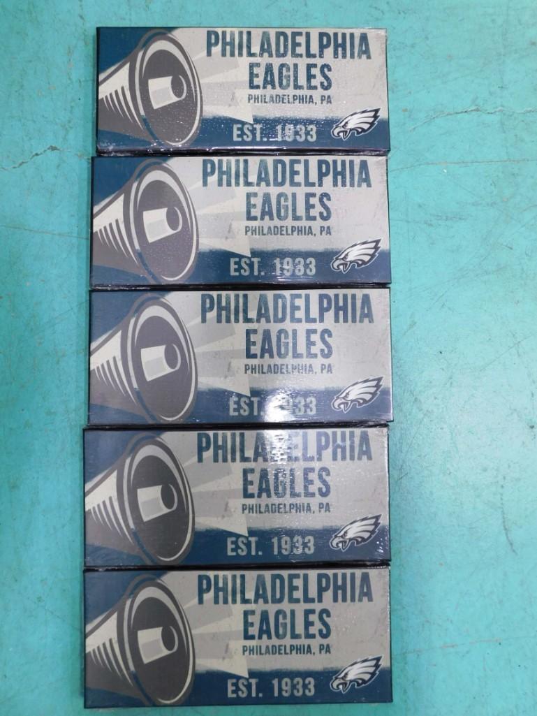 5 Philadelphia Eagles Signs or Prints with NFL Holograms (1 of 3)