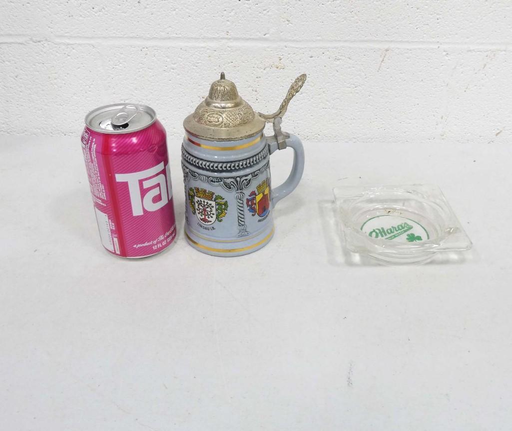Small German Beer Stein and an Ohara's Ashtray (1 of 5)