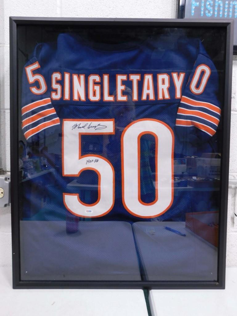 Mike Singletary Autographed Jersey with PSA DNA COA (1 of 7)