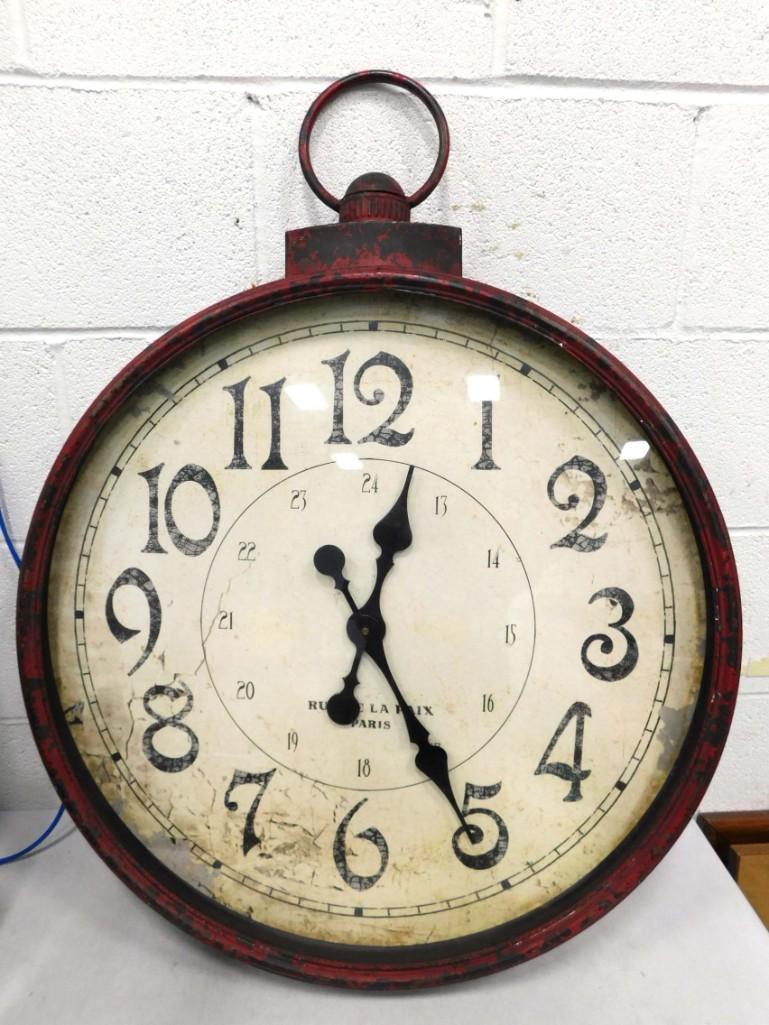 Large Wall Clock Approx 24" in diameter (1 of 4)
