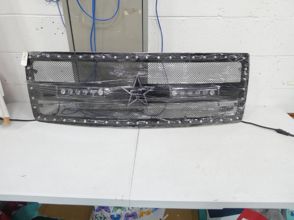 2009-2014 Ford F150 Rolling Big Power Center Grill New with Original Box (1 of 8)