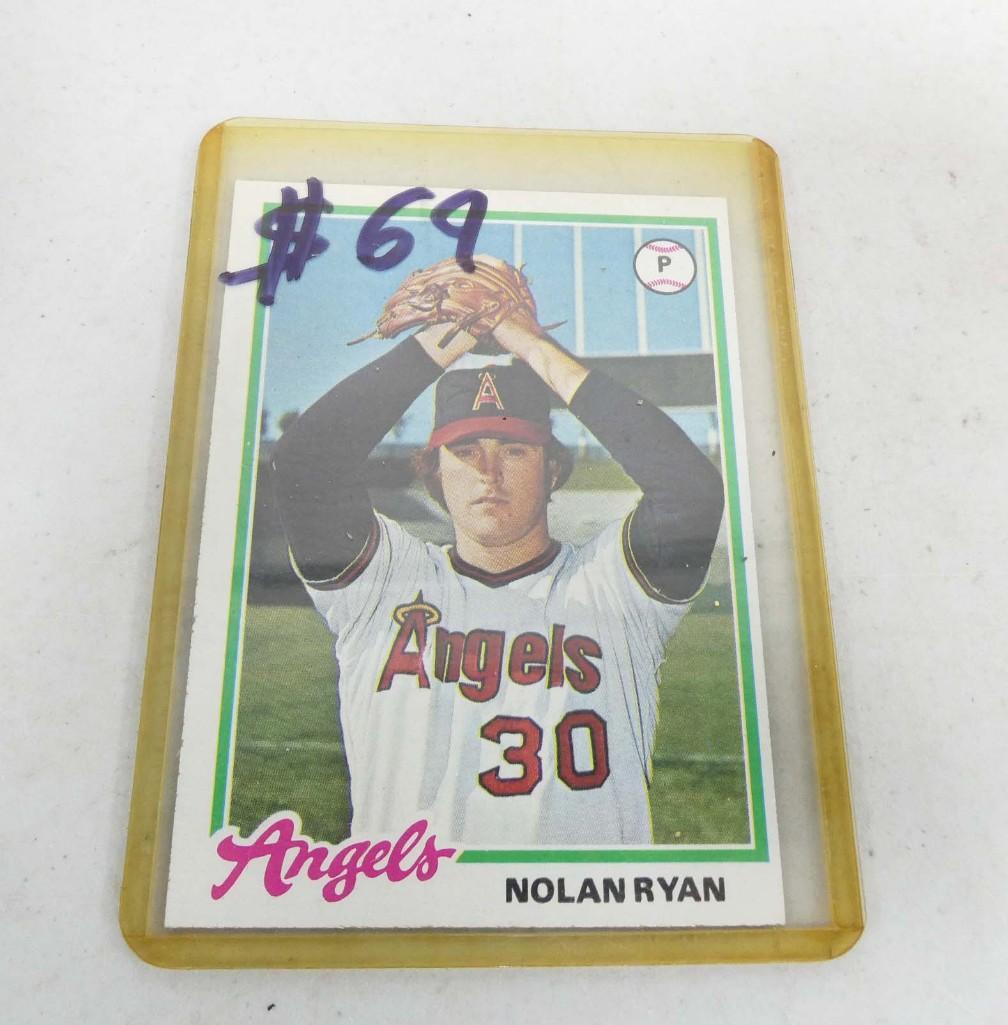 Nolan Ryan Baseball Card in a Plastic Sheath: Nolan Ryan Baseball Card in a Plastic Sheath