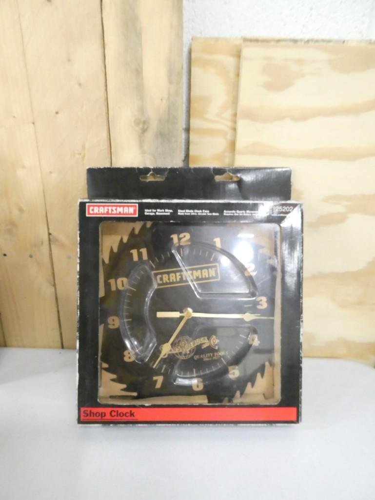 Sears Craftsman Saw Blade Clock New In Package Auction