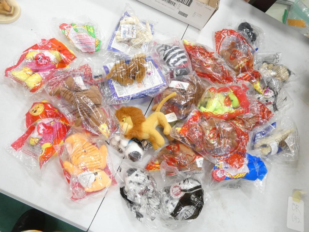 Lot of McDonald's Toys incl McDonald's Ty Beanie Babies, Hot Wheels, Animal Alley, etc: Lot of McDonald's Toys incl McDonald's Ty Beanie Babies, Hot Wheels, Animal Alley, etc