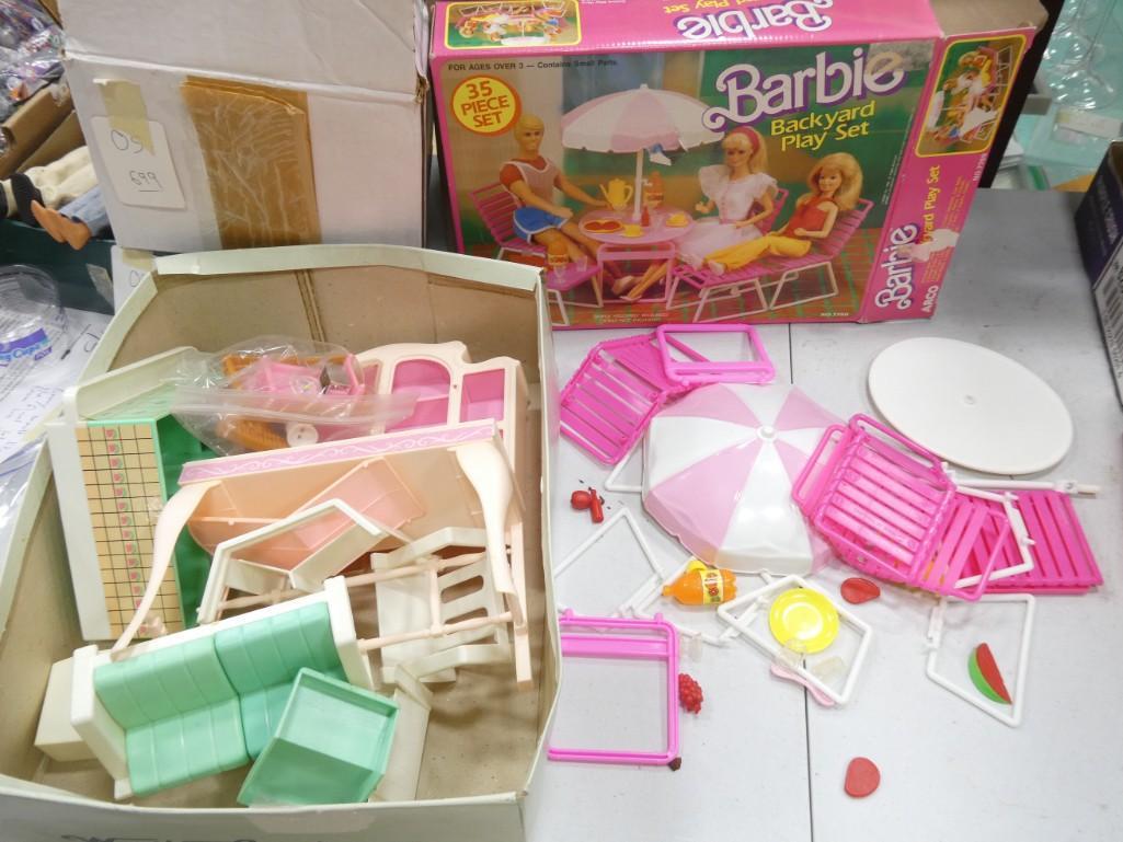 Barbie backyard playset clearance