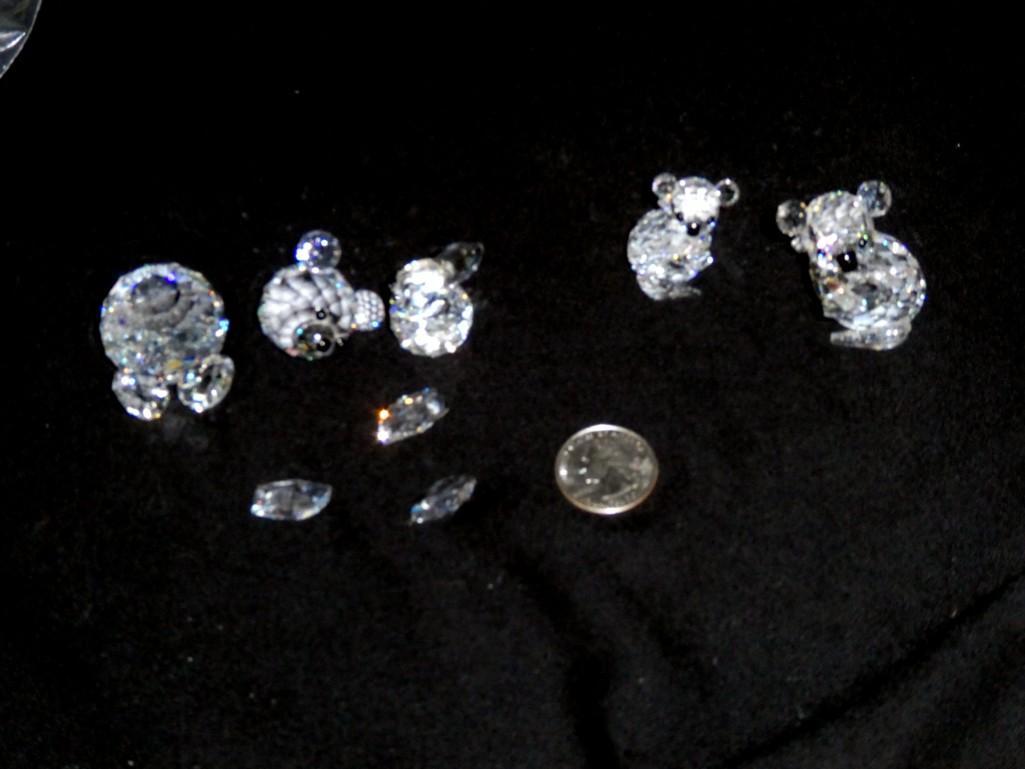 Swarovski Crystal Animals incl Koalas, Bunny, Bear (1 of 6)