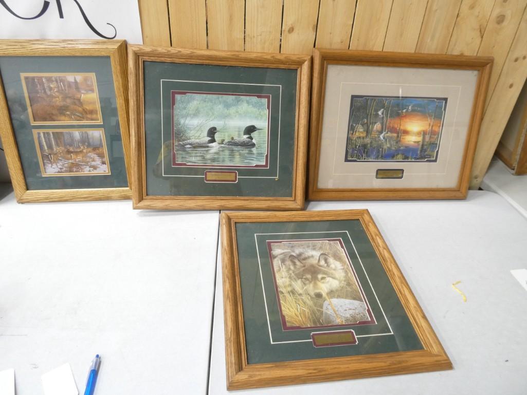 4 Framed Wildlife Prints (1 of 5)