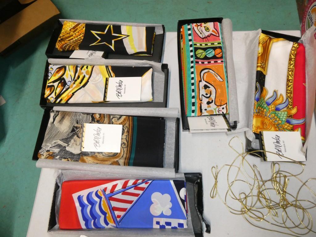 Bob Macke Scarves: Lot of Bob Macke Scarves