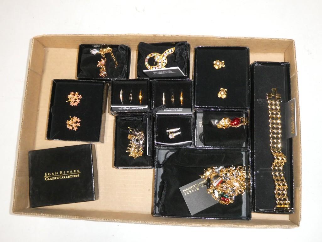 Joan Rivers Costume Jewelry incl Brooches, Earrings, Bracelet, etc (1 of 7)