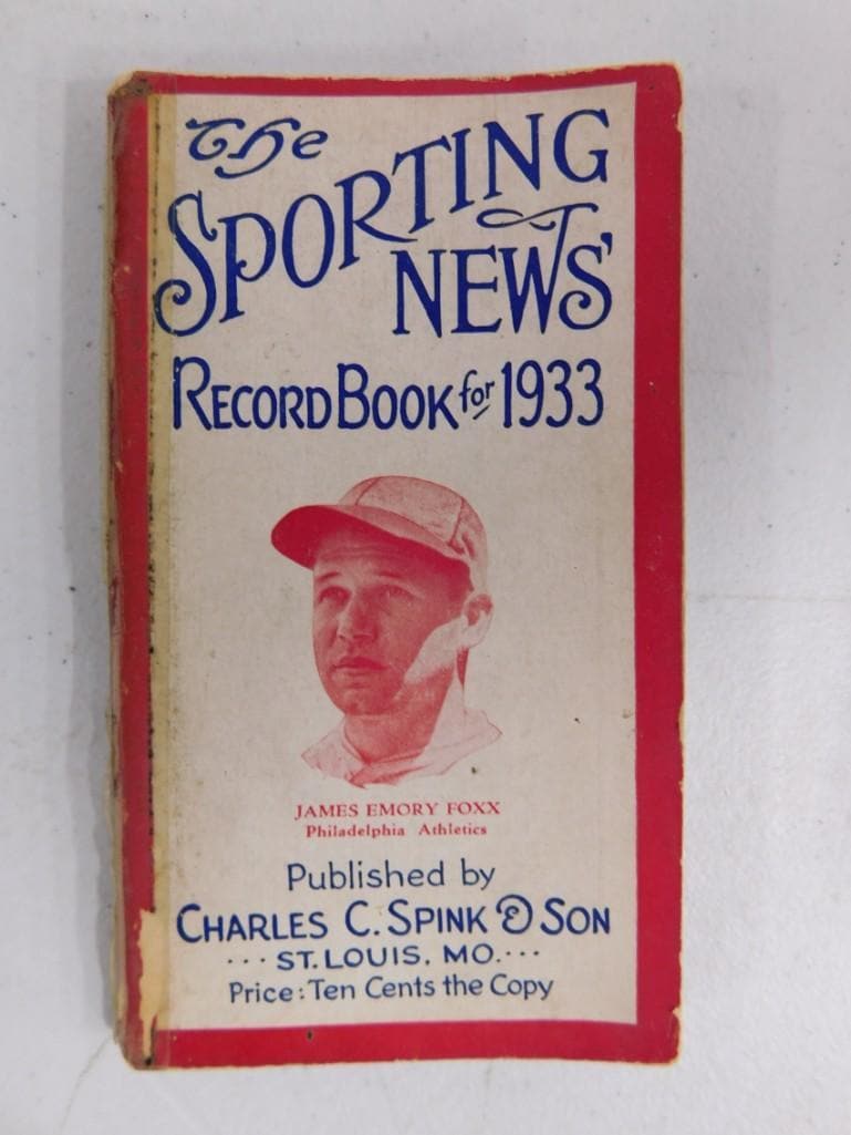 The Sporting News Reference book for 1933 (1 of 3)