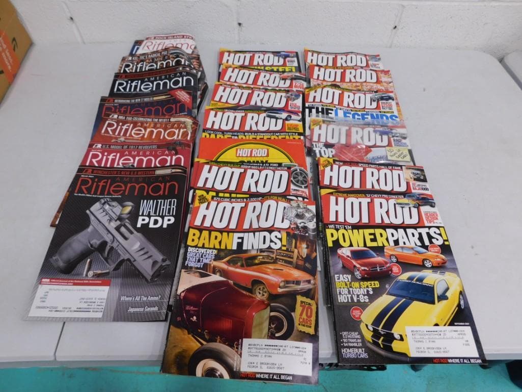 Magazine Lot incl Hot Rod Magazine and American Rifleman: Magazine Lot incl Hot Rod Magazine and American Rifleman