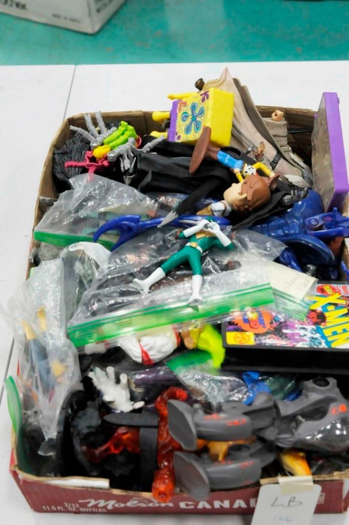 Toy Lot incl Action Figures, Iron Man, Wrestling, GI Joe, Marvel, DC, Airplane, etc (1 of 7)