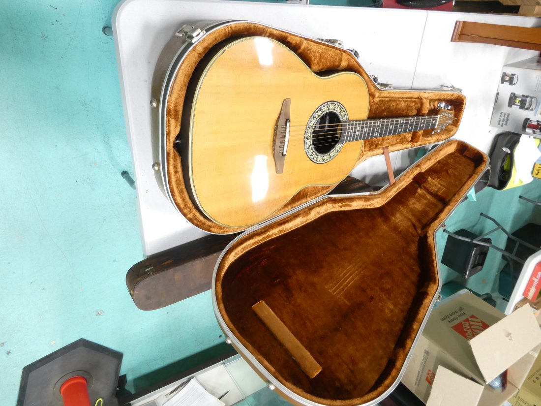 Ovation Model 1612 Acoustic Electric Guitar with Hard Case (1 of 11)