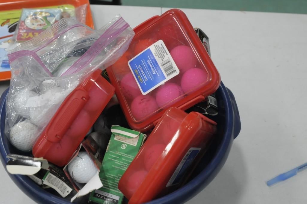 Lot of Golf Balls and Golf Tees (1 of 4)