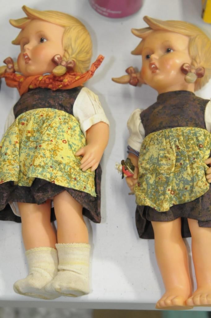 2 Goebel Hummel Dolls Made of Vinyl: 2 Goebel Hummel Dolls Made of Vinyl