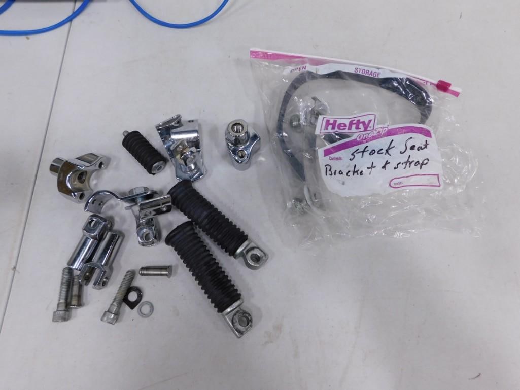 Lot of Harley Davidson Parts - Brackets, straps, etc. (1 of 3)