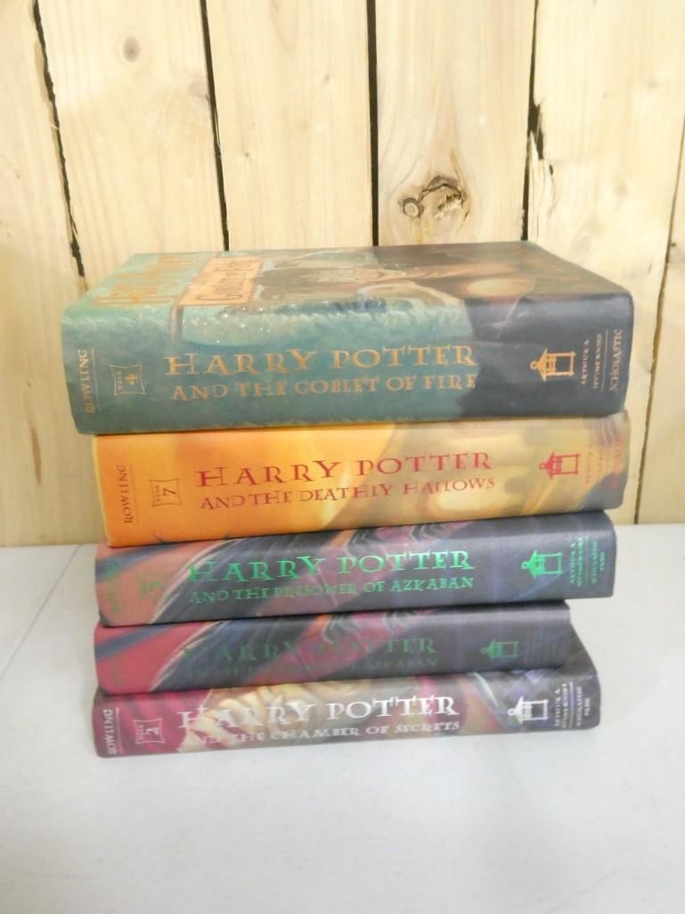 5 Harry Potter Hardcover Books (1 of 6)