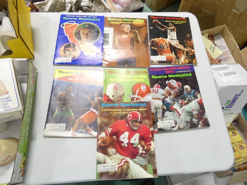 Lot of Vintage 1971 Sports Illustrated Magazines featuring Muhammad Ali, etc.: Lot of Vintage 1971 Sports Illustrated Magazines featuring Muhammad Ali, etc.
