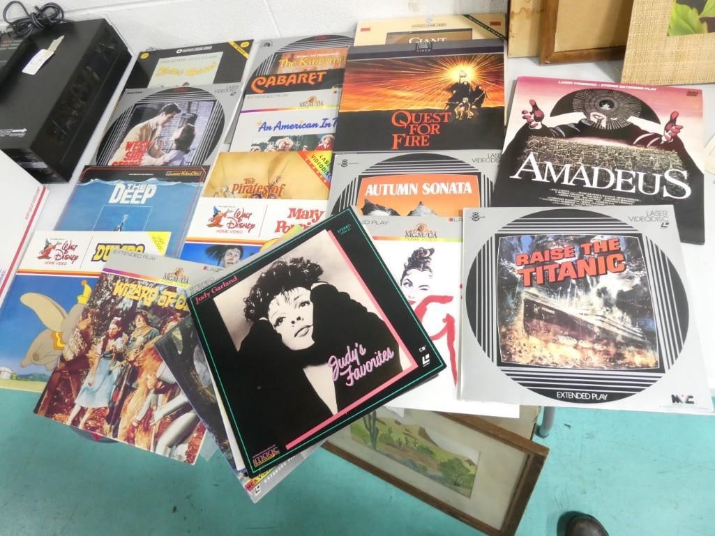 Large Lot of Laser Disc Video Movies including Amadeus, West Side Story (1 of 7)