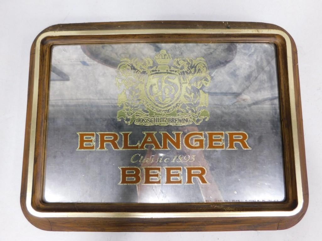 Vintage Erlanger Beer Bar Mirror (1 of 4)