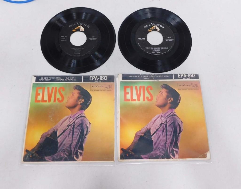 2 Elvis Presley Vinyl Record Albums incl EPA-992 and EPA-993 (1 of 2)