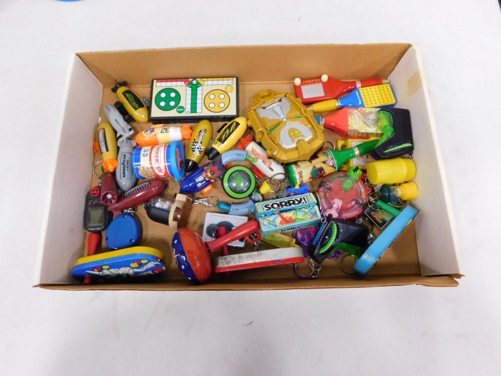 Lot of Small Toys incl Advertising, Mini Games, Tin Litho Noisemakers, etc (1 of 3)