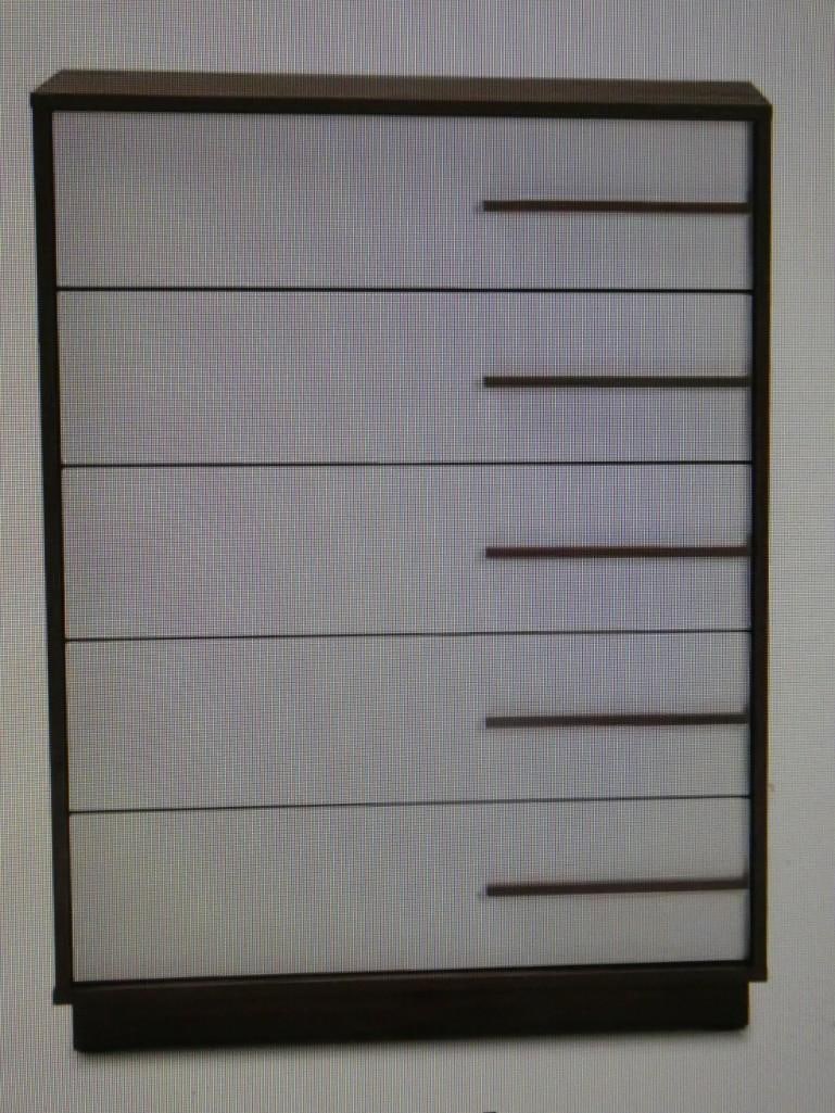 Baxton Studio 5 Drawer White Chest WI9524 (1 of 4)