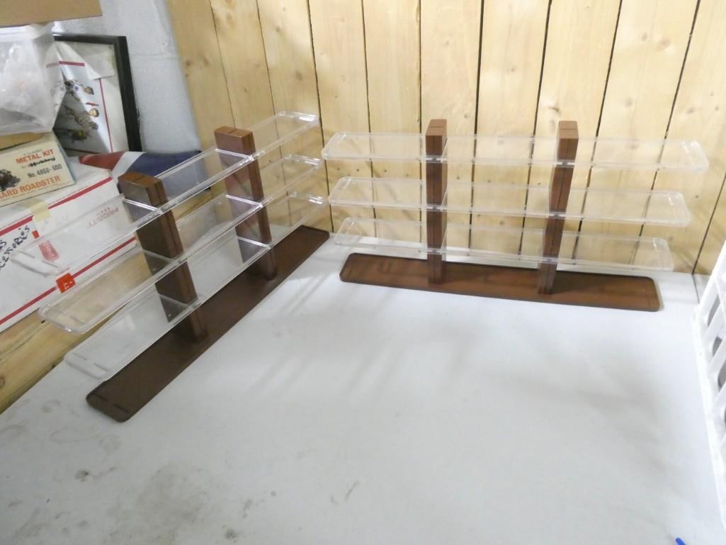 Pair of Plastic Display Stands  - each one is roughly 11x20" (1 of 3)