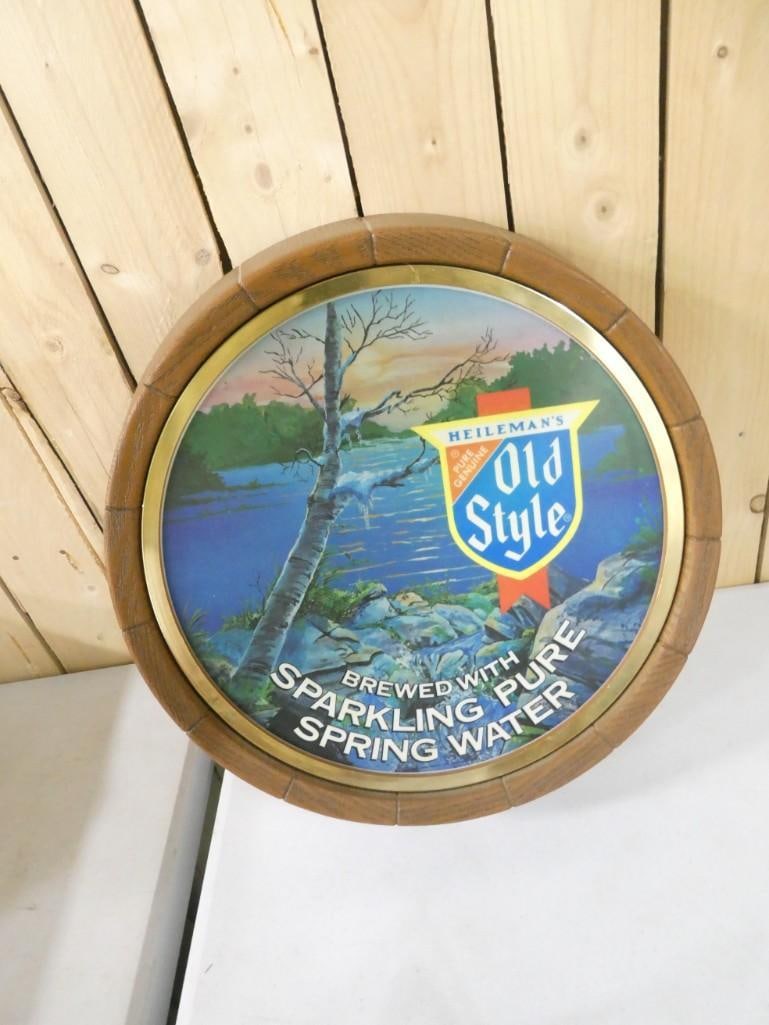 Vintage Old Style Light up Beer Sign - Works (1 of 3)