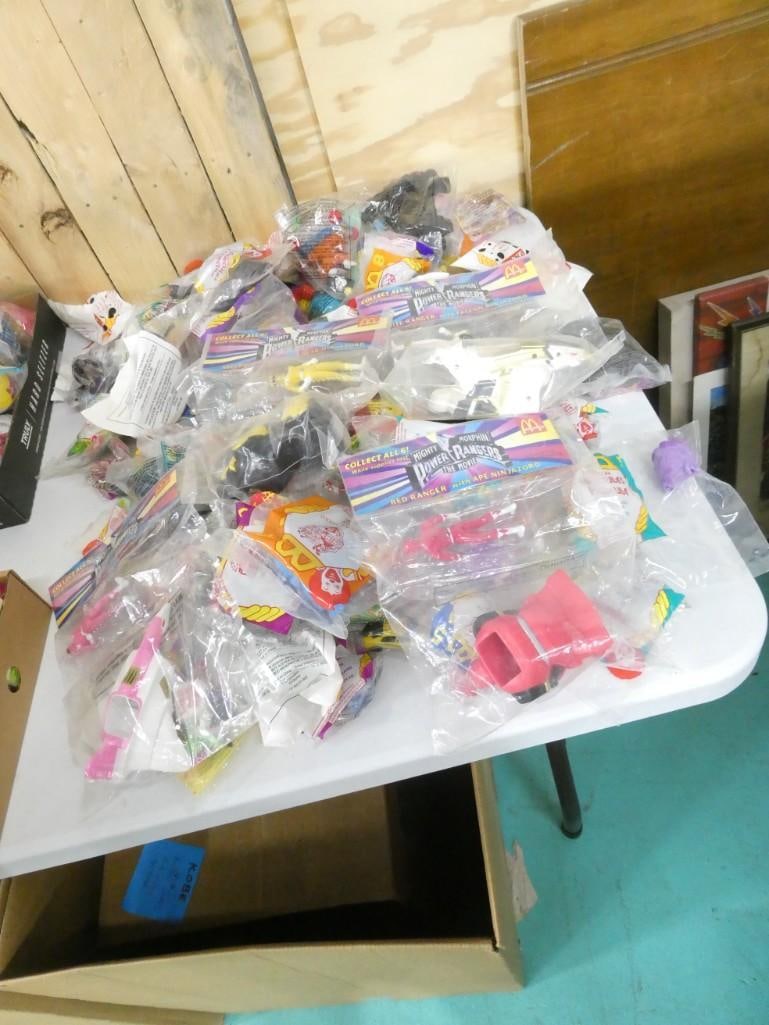 Large Lot of McDonald's Toys incl Mighty Morphin Power Rangers (1 of 6)