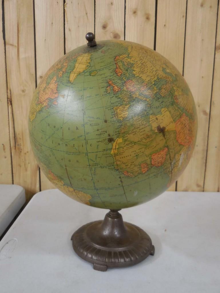 Vintage Globe Pre WWII Includes French West Africa and Germany (1 of 7)
