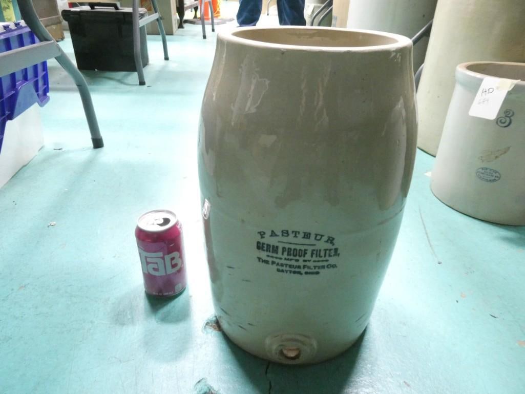 Antique Pasteur Stoneware Water Cooler "Germ Proof Filter" Pasteur Chamberland (1 of 4)