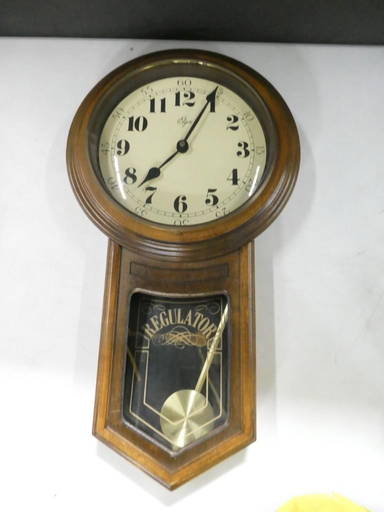 Elgin Regulator Pendulum Clock
