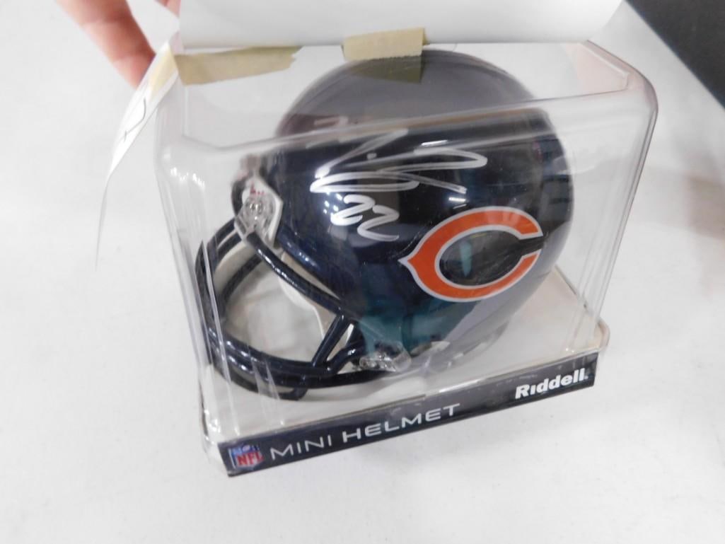 Matt Forte Signed Mini Helmet with COA (1 of 3)