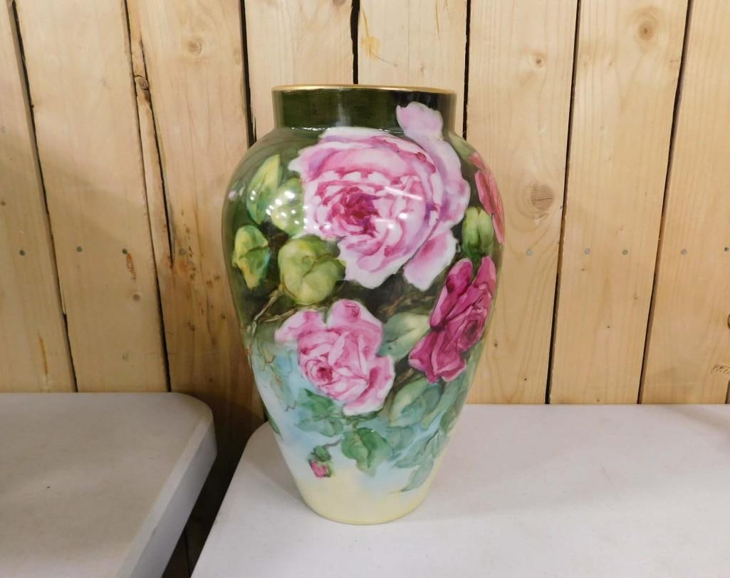 Antique Limoges D&C France Vase: Antique Limoges D&C France Vase - roughly 11" tall Towards the bottom, it says ID May 1910