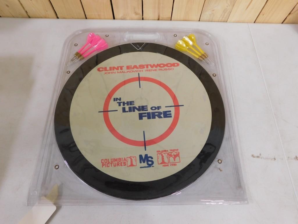 In the Line of Fire Dartboard New in Package (1 of 2)