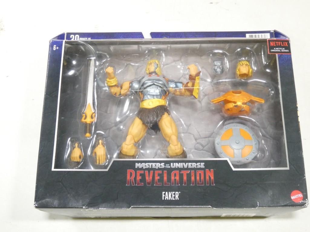 He-Man Masters of the Universe Revelation Faker Action Figure New in Box (1 of 4)