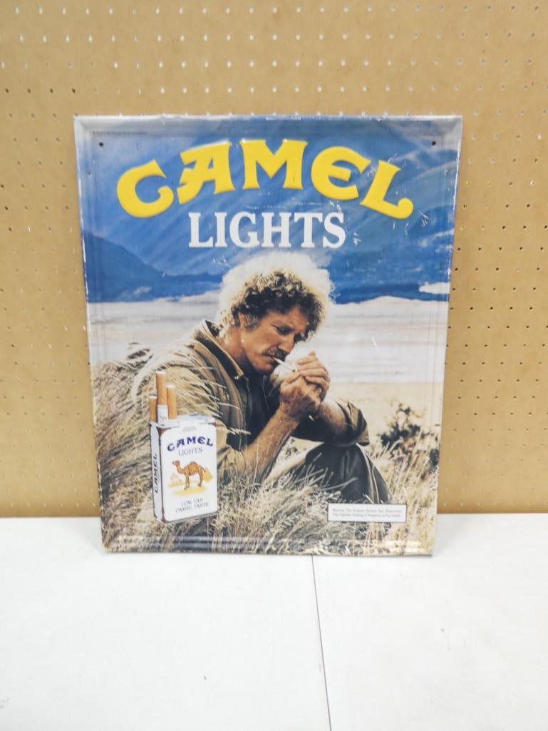 Camel Lights Metal Sign 17" x 21" (1 of 3)